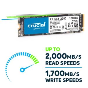 כונן קשיח Crucial P1 CT500P1SSD8 500GB SSD PCIe NVMe M.2 2280