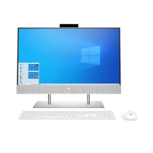 מחשב נייח HP AIO 23.8" FHD 24-dp0102nj/i5-10400T/8GB/512GB NVMe/Windows 10 HOME/Silver/3YW