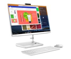 נייח לבן Lenovo IP3 AIO i5-12450H 16GB 512NVME 27 Iris Pro FHD DO