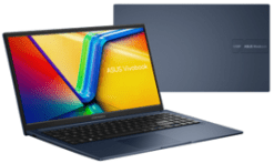 ASUS VivoBook | Core 5 120U | 512GB SSD | 16GB RAM DDR4 | 15.6" FHD | Win11 Pro | QUIET BLUE | 1Y Warrnty